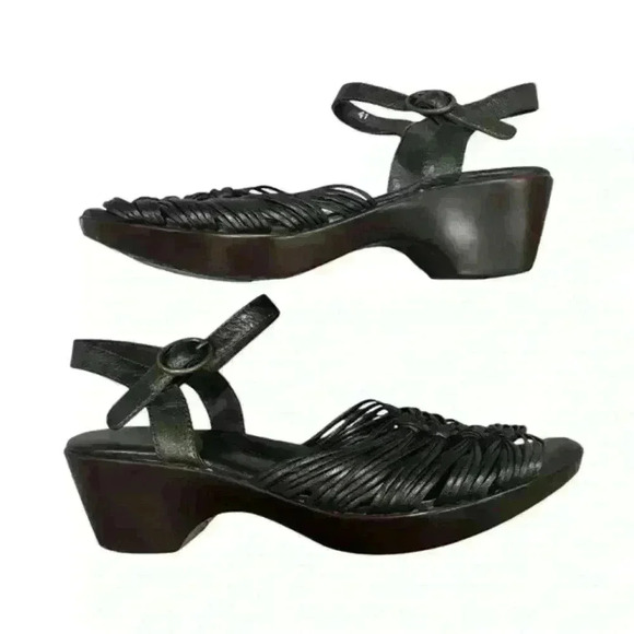 Cordani Calzature Women’s Brown Bronze Leather Strappy Wedge Sandals 41 US 9.5‎ - Picture 6 of 10